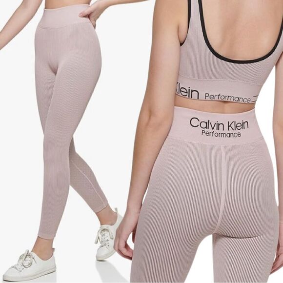 NWTs Calvin Klein Performance Leggings Size Large - Picture 2 of 5